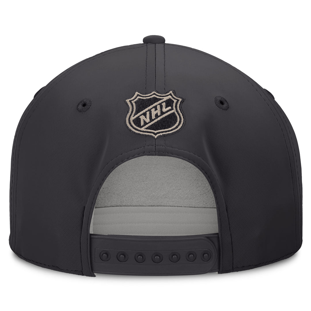 Edmonton Oilers Fanatics Grey 2026-27 Authentic Pro Road Horizon Snapback Hat