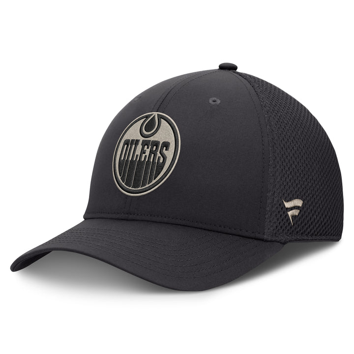 Edmonton Oilers Fanatics Grey 2026-27 Authentic Pro Road Flex Hat