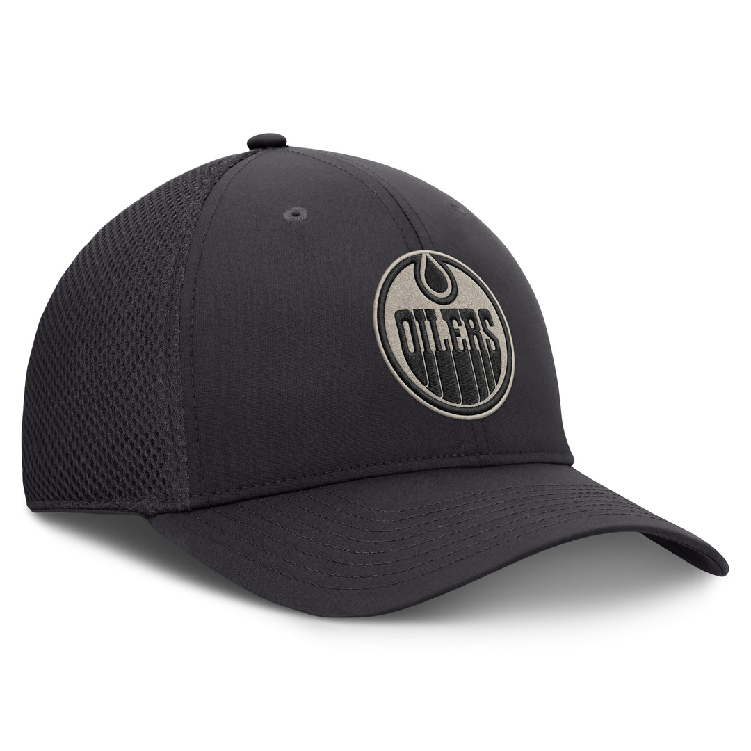 Edmonton Oilers Fanatics Grey 2026-27 Authentic Pro Road Flex Hat