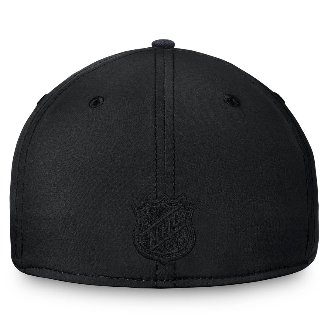 Edmonton Oilers Fanatics Iced Out Black Flex Fit Hat