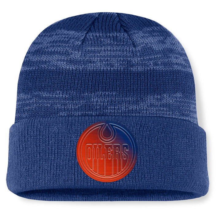 Edmonton Oilers Fanatics Monochrome Midnight Cuffed Toque/Beanie