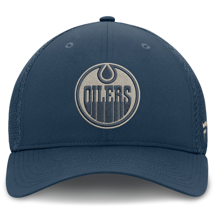 Edmonton Oilers Fanatics Navy 2026-27 Authentic Pro Road Flex Hat