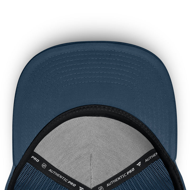 Edmonton Oilers Fanatics Navy 2026-27 Authentic Pro Road Utopia A-Frame Snapback Hat