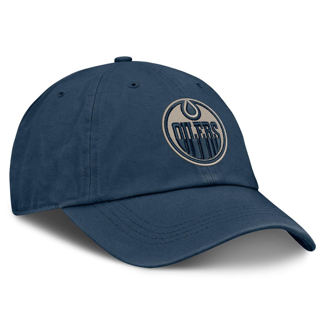 Edmonton Oilers Fanatics Navy 2026-27 Authentic Pro Road Utopia Adjustable Hat