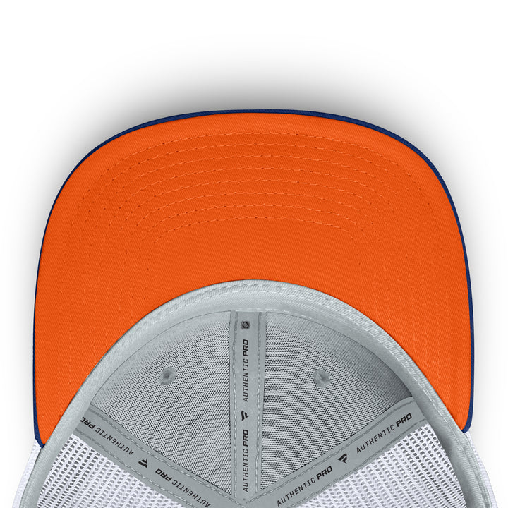Edmonton Oilers Fanatics Orange 2025-26 Authentic Pro Rink 7.1 Mesh Snapback Hat