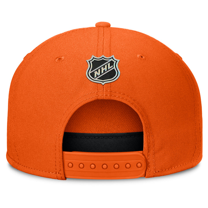 Edmonton Oilers Fanatics Orange 2025-26 Authentic Pro Rink 8 Snapback Hat