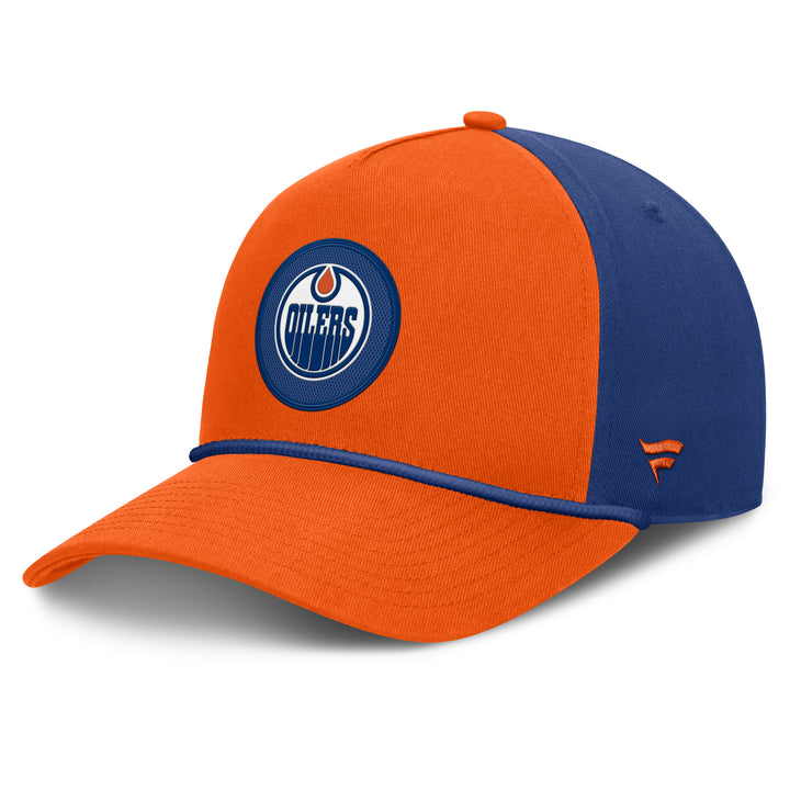 Edmonton Oilers Fanatics Orange 2026-27 Authentic Pro Rink A-Frame Snapback Hat