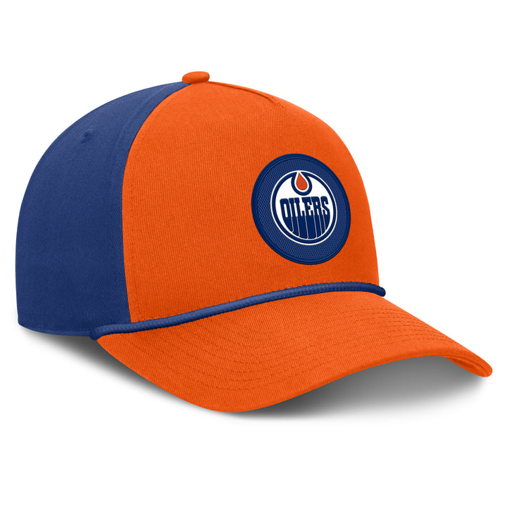 Edmonton Oilers Fanatics Orange 2026-27 Authentic Pro Rink A-Frame Snapback Hat