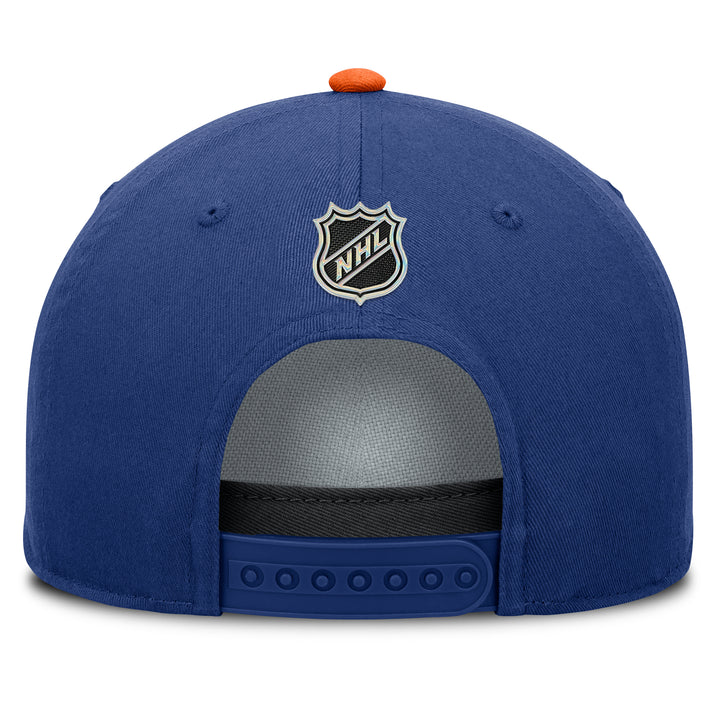 Edmonton Oilers Fanatics Orange 2026-27 Authentic Pro Rink A-Frame Snapback Hat