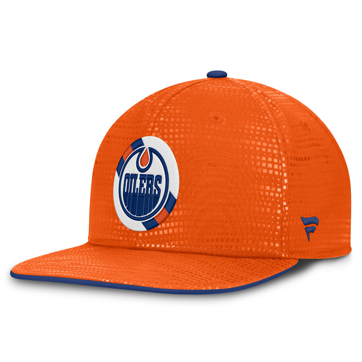 Edmonton Oilers Fanatics Orange 2026-27 Authentic Pro Rink Square Visor Snapback Hat