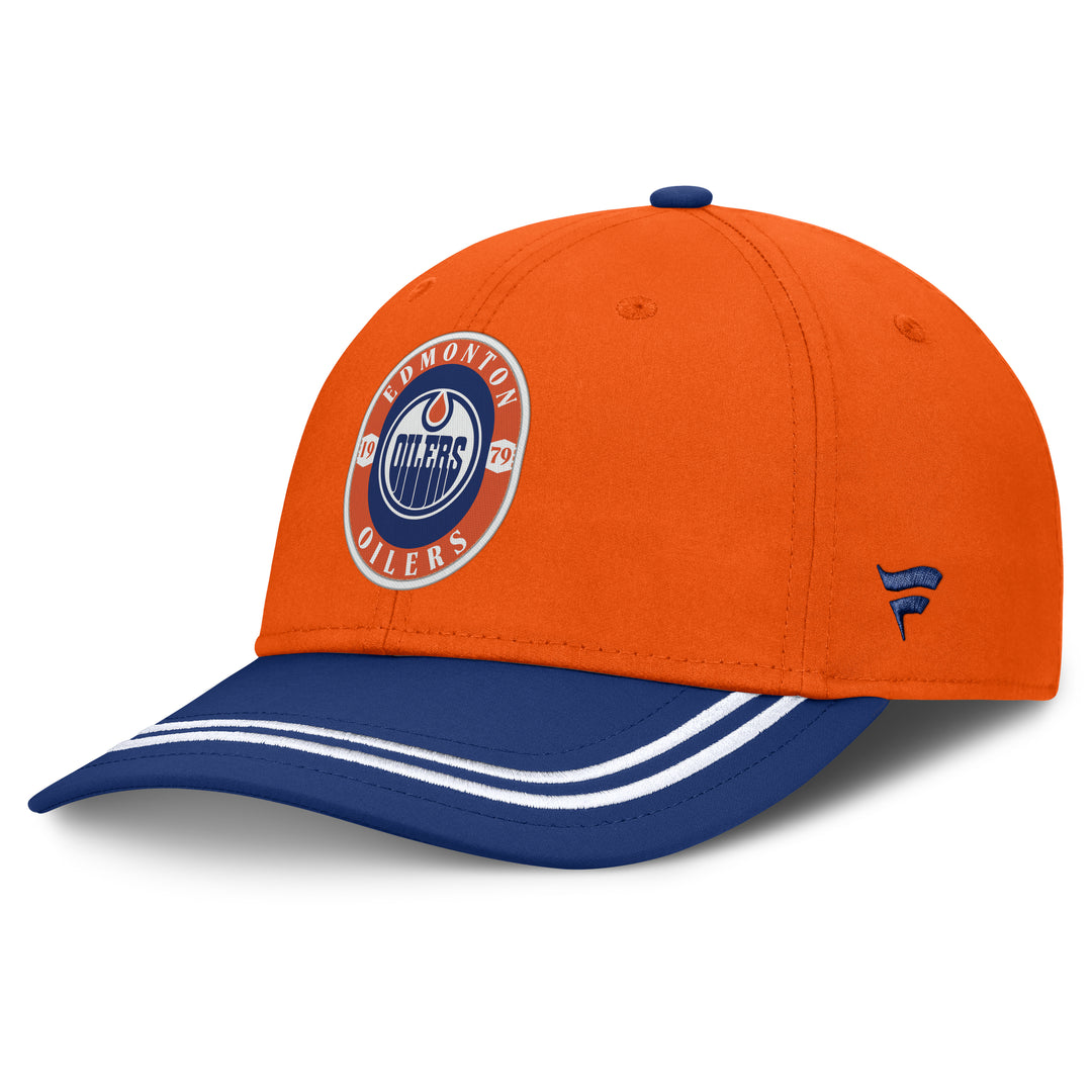 Edmonton Oilers Fanatics Orange & Blue Jubilee Flex Hat