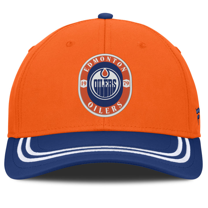 Edmonton Oilers Fanatics Orange & Blue Jubilee Flex Hat