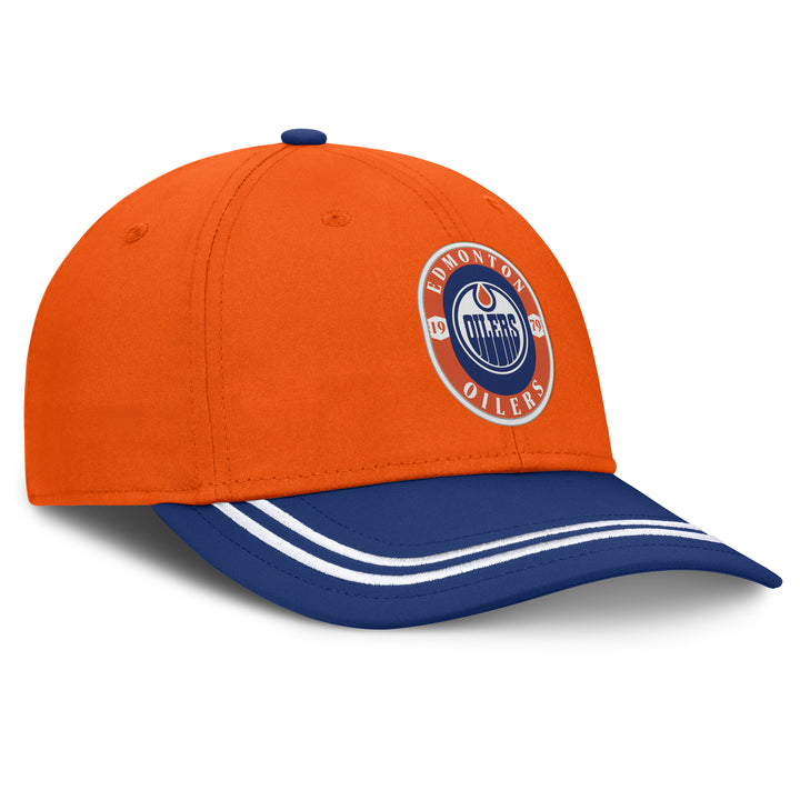 Edmonton Oilers Fanatics Orange & Blue Jubilee Flex Hat