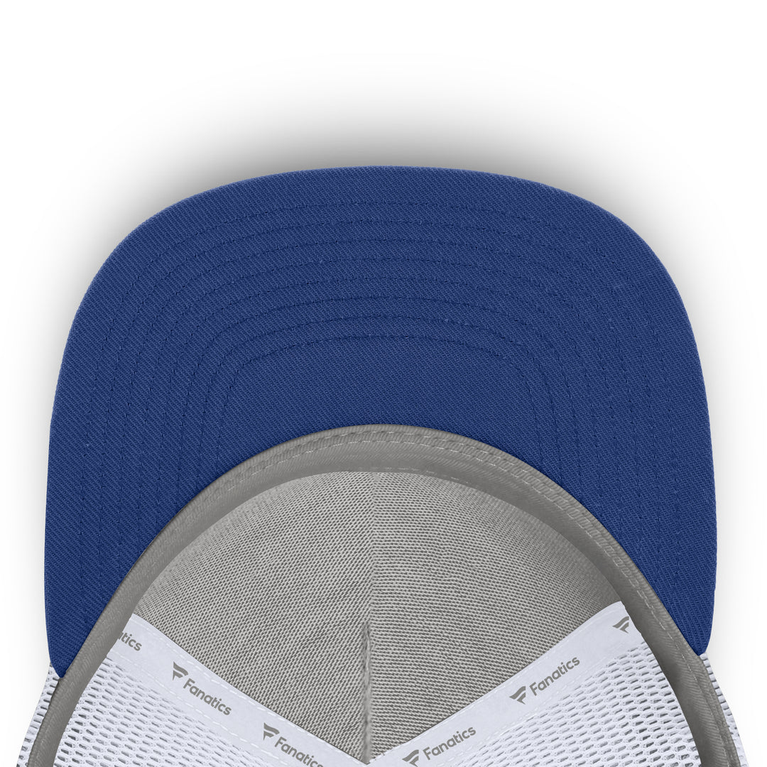 Edmonton Oilers Fanatics Orange & White Bulletin Mesh Snapback Hat