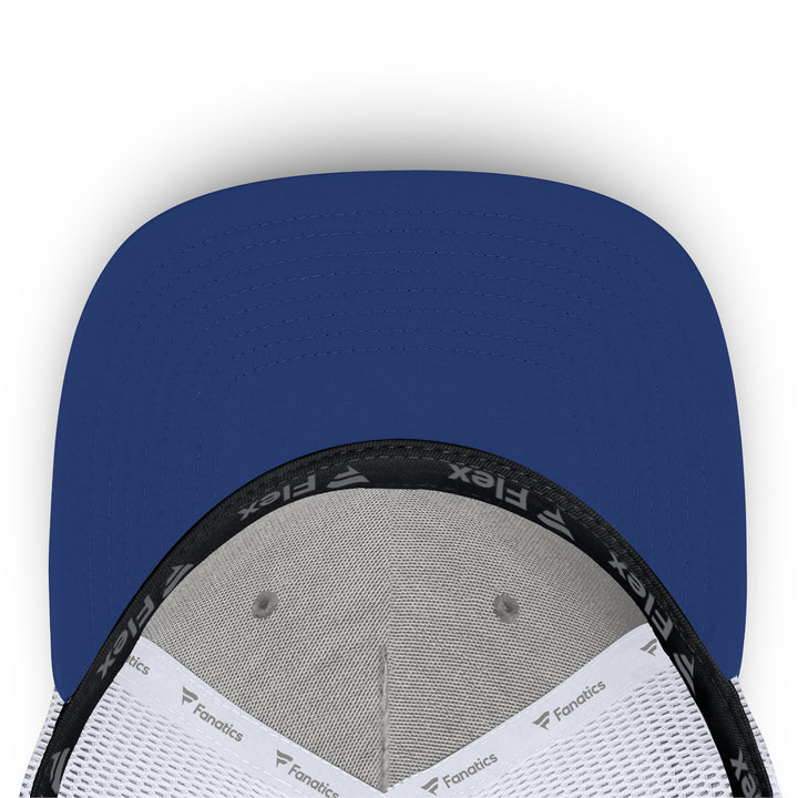 Edmonton Oilers Fanatics Orange & White Smatter Mesh Flex Hat
