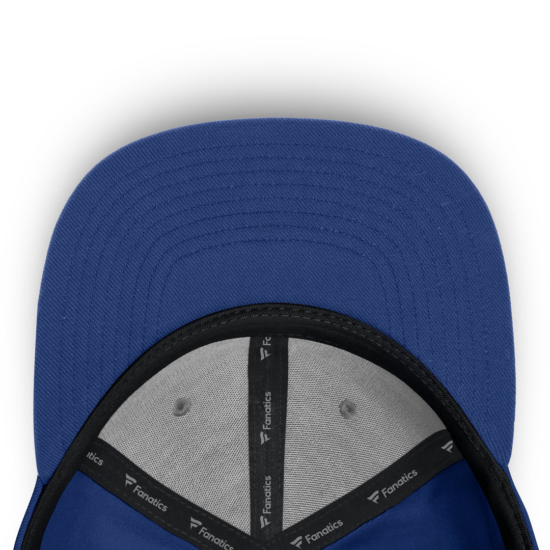 Edmonton Oilers Fanatics Royal Loden Flat Brim Snapback Hat