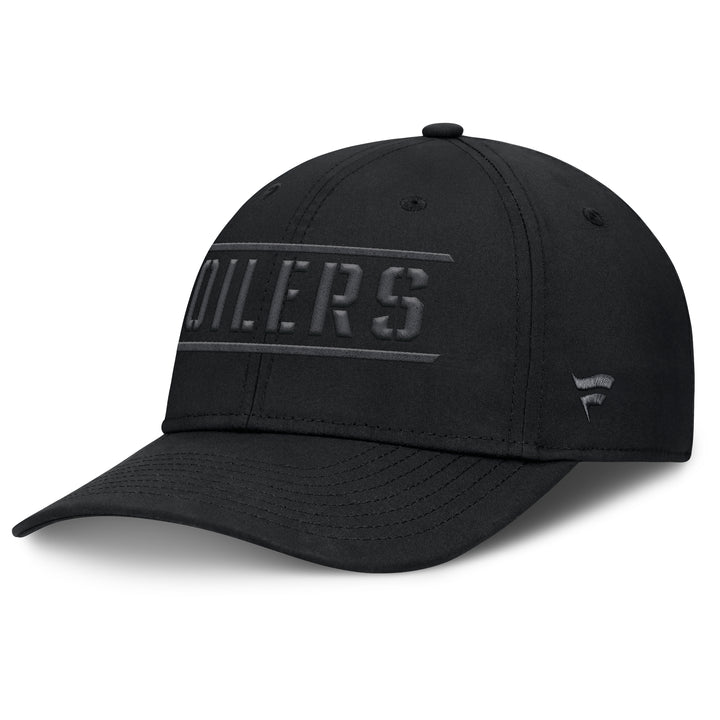 Edmonton Oilers Fanatics Ruck Up Black Flex Hat