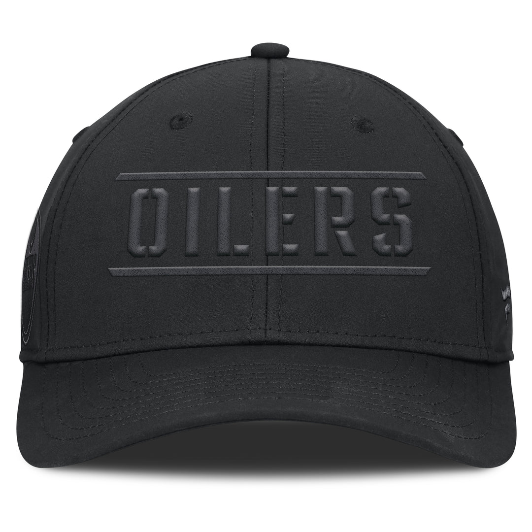 Edmonton Oilers Fanatics Ruck Up Black Flex Hat