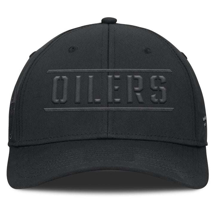 Edmonton Oilers Fanatics Ruck Up Black Flex Hat