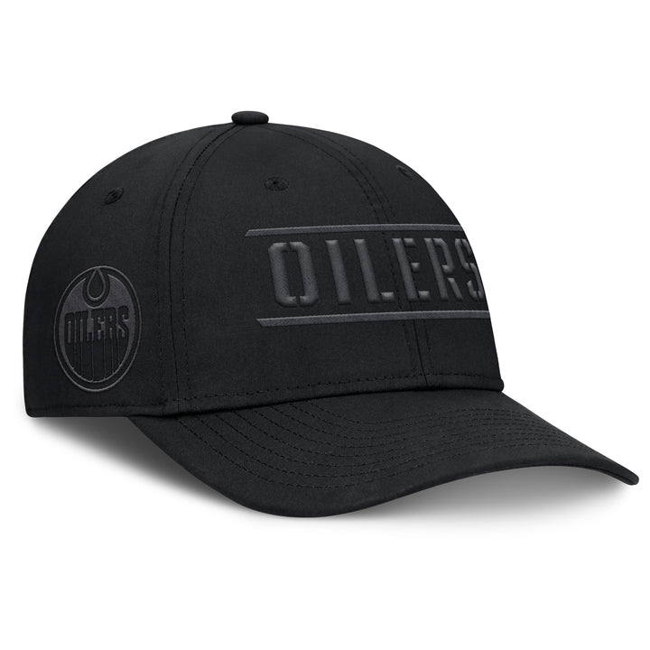Edmonton Oilers Fanatics Ruck Up Black Flex Hat