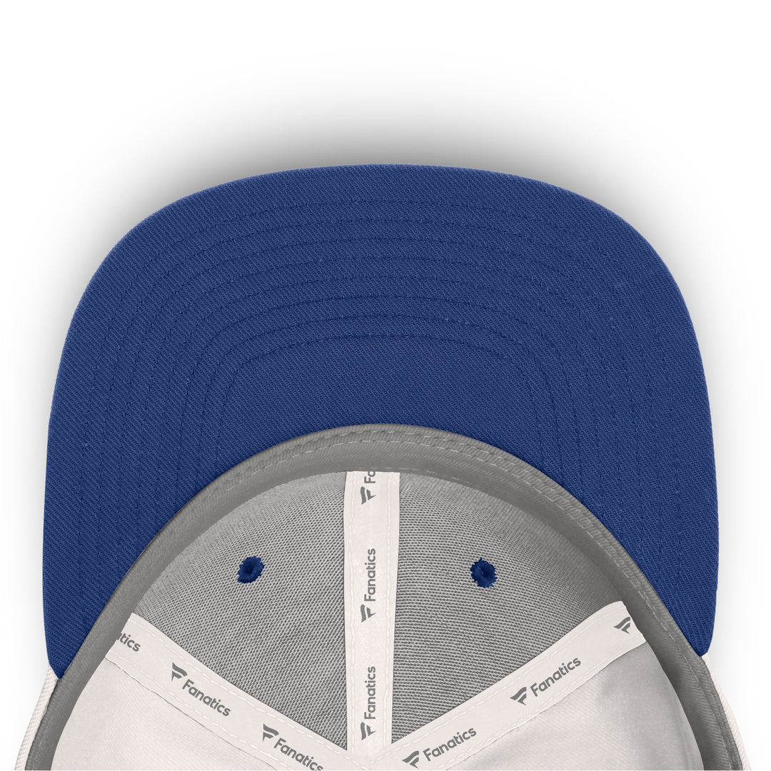 Edmonton Oilers Fanatics White Lodge Flatbrim Snapback Hat