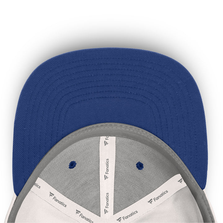 Edmonton Oilers Fanatics White Lodge Flatbrim Snapback Hat