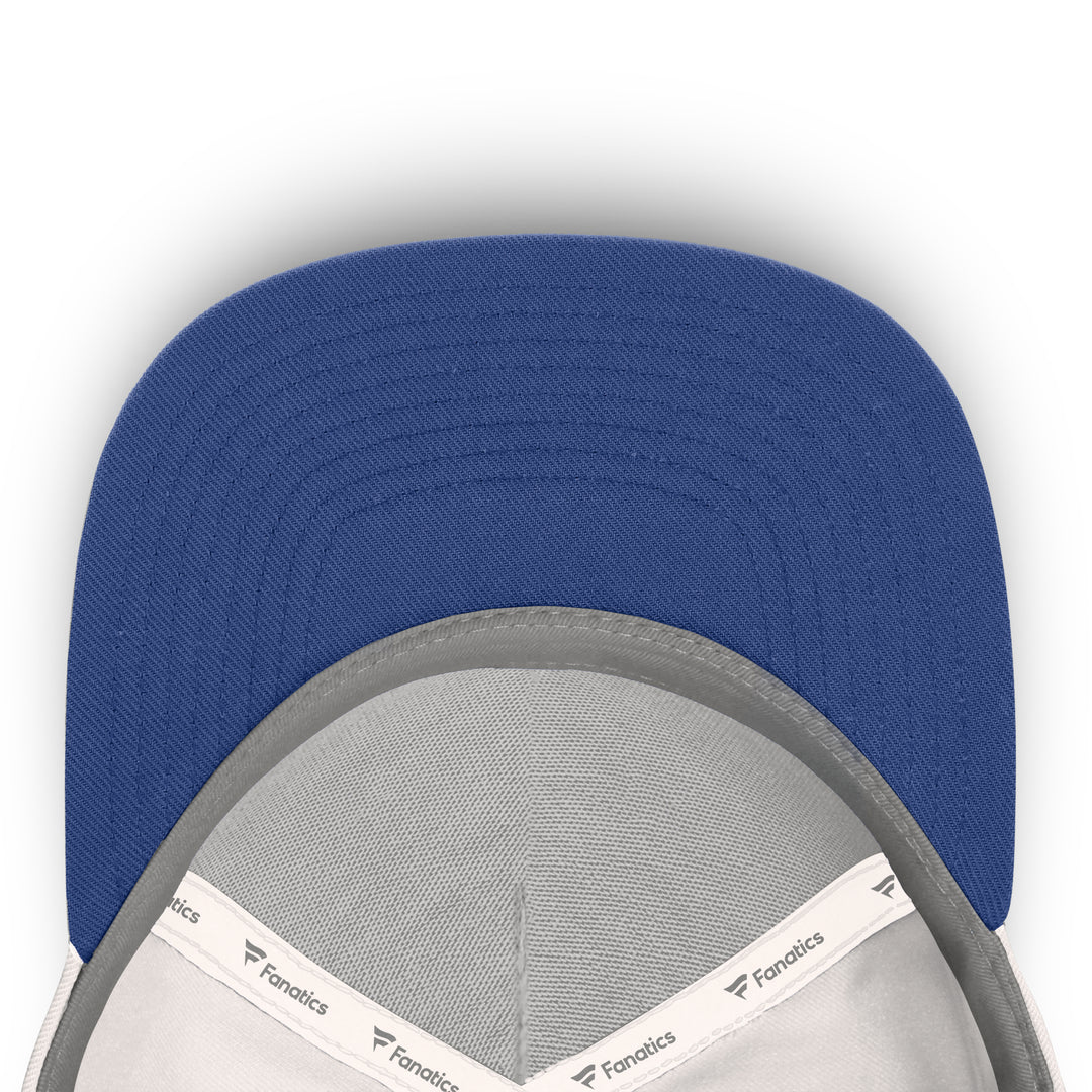 Edmonton Oilers Fanatics White Scrawl A-Frame Snapback Hat