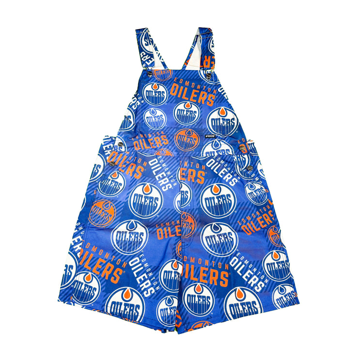 Edmonton Oilers Forever Collectibles Historic Print Blue Overalls