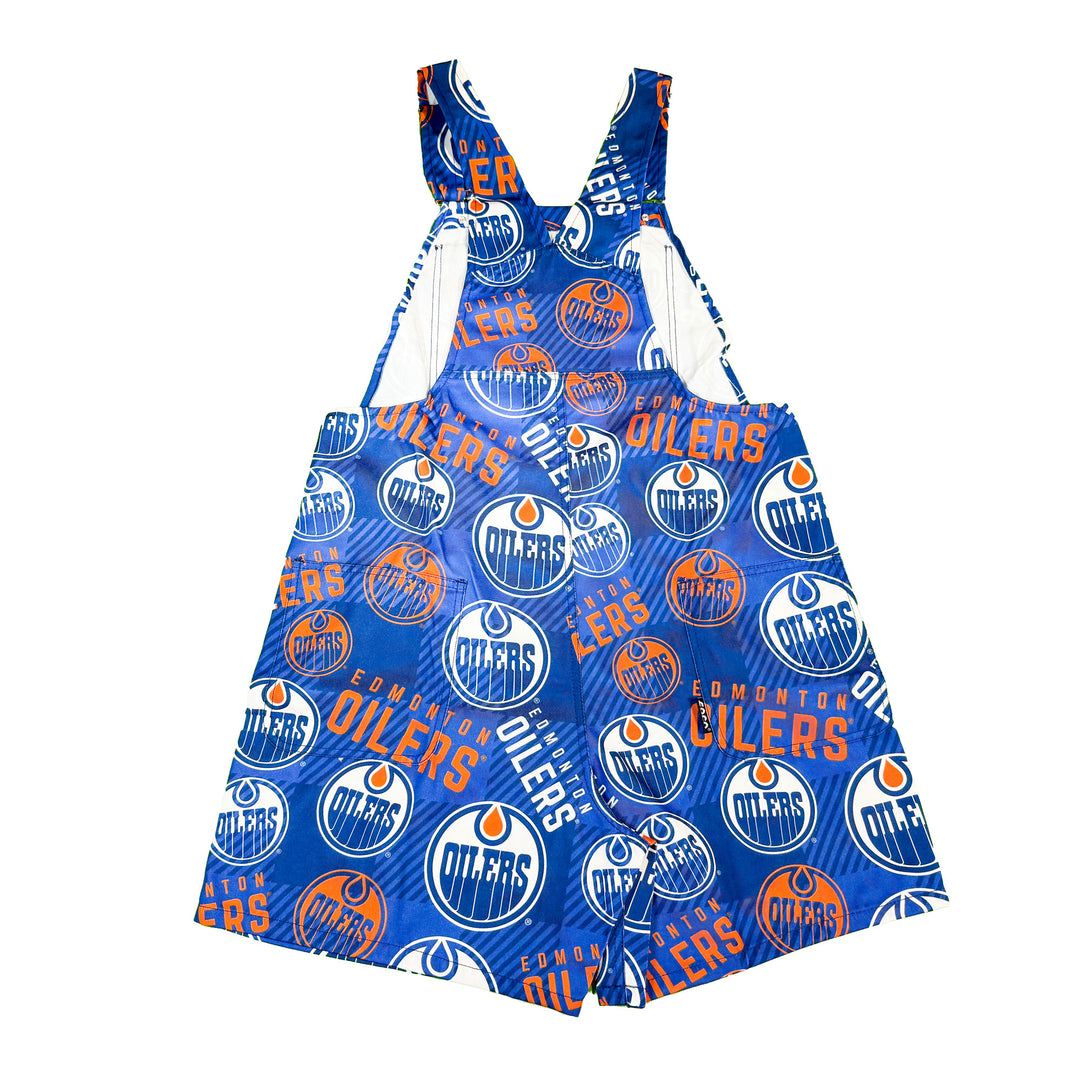 Edmonton Oilers Forever Collectibles Historic Print Blue Overalls
