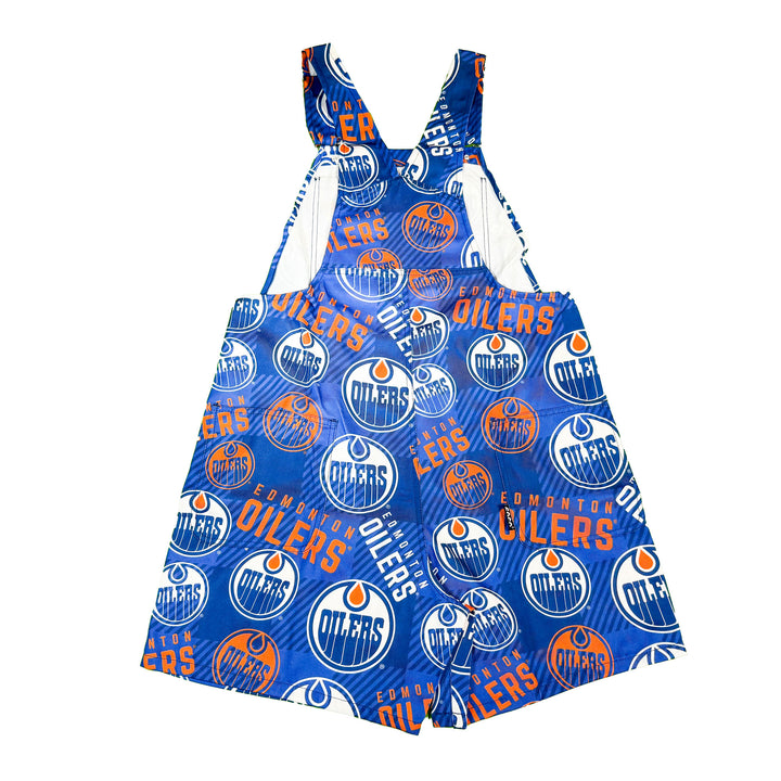 Edmonton Oilers Forever Collectibles Historic Print Blue Overalls