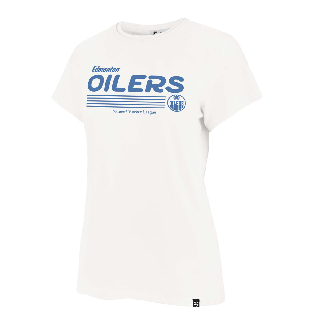 Edmonton Oilers Women's '47 Harmonize Frankie White T-Shirt