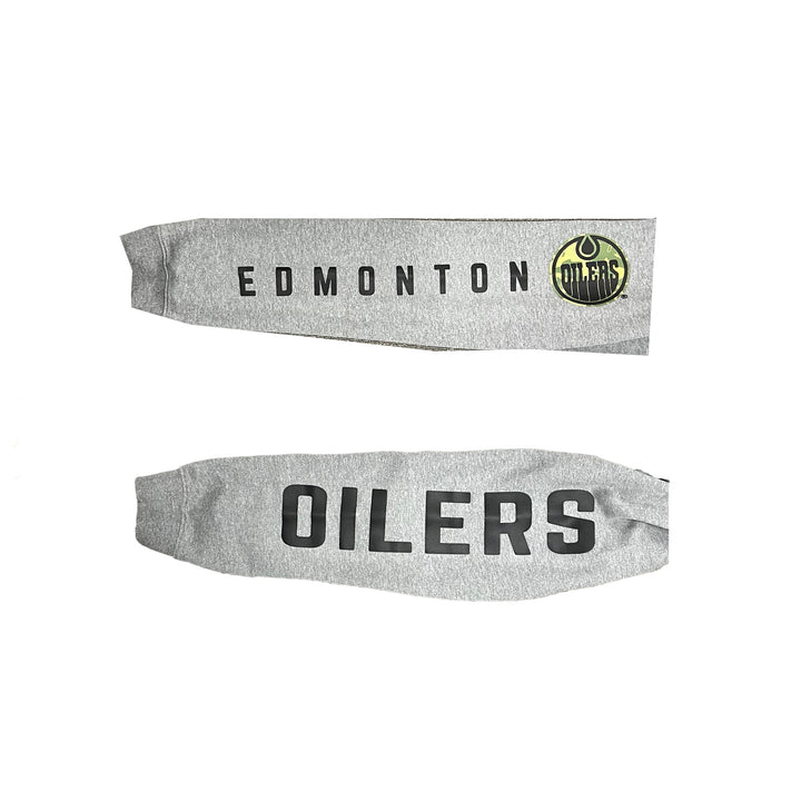 Edmonton Oilers Mitchell & Ness Ghost Camo Grey Joggers/Pants