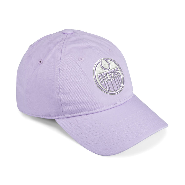Edmonton Oilers adidas Purple Hockey Fights Cancer Adjustable Slouch Hat
