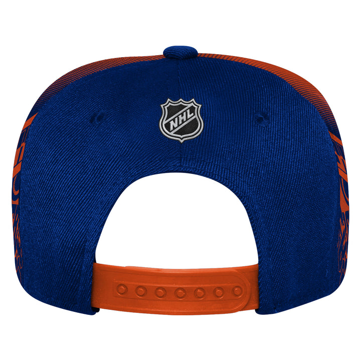 Edmonton Oilers Youth Outerstuff Blue Impact Fashion Snapback Hat