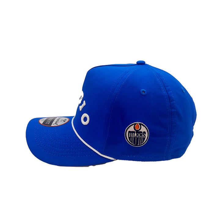 Edmonton Oilers Imperial Sports Royal Rope Wrightson Upside Down Snapback Hat