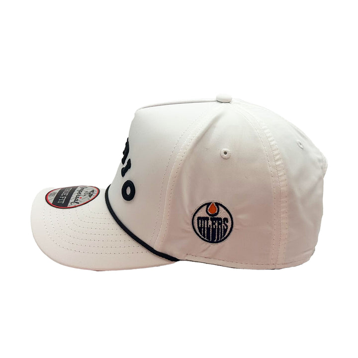 Edmonton Oilers Imperial Sports White Rope Wrightson Upside Down Snapback Hat