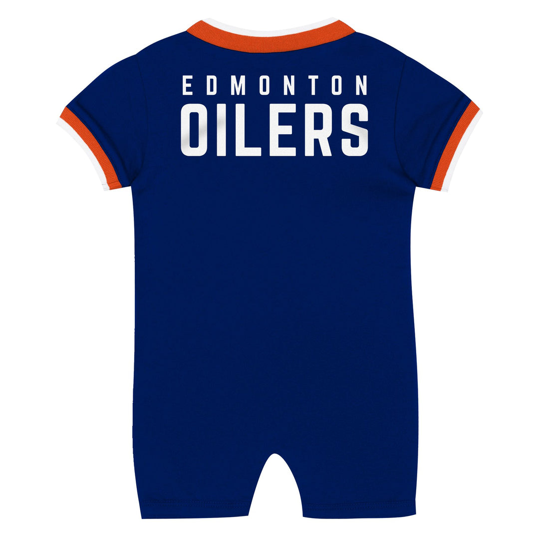 Edmonton Oilers Infant Outerstuff Blue Expert Fan Coverall