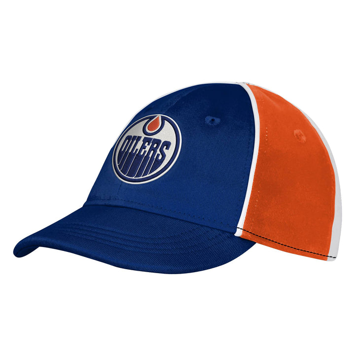 Edmonton Oilers Infant Outerstuff Blue & Orange Slouch Hat