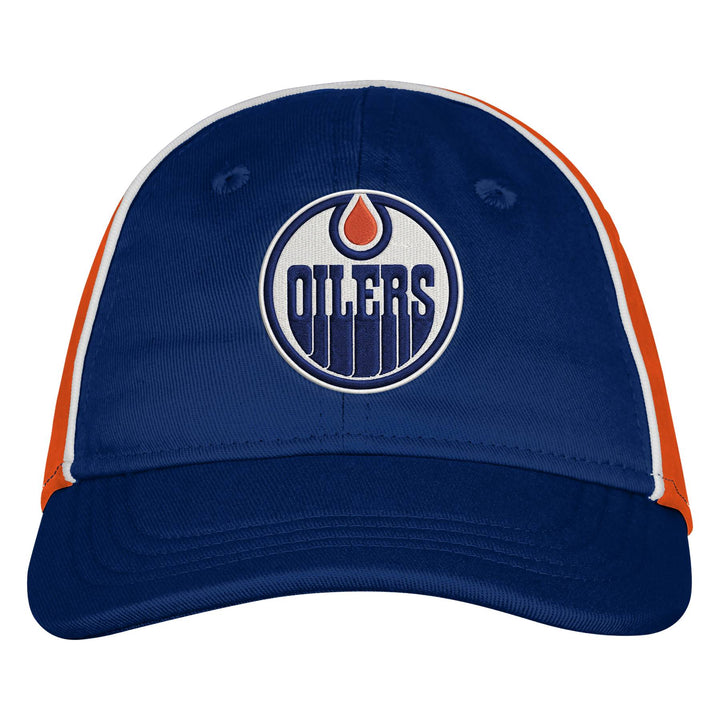 Edmonton Oilers Infant Outerstuff Blue & Orange Slouch Hat