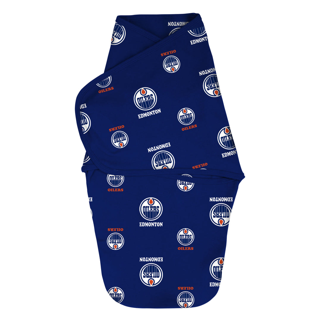 Edmonton Oilers Infant Outerstuff Cocoon 2 Piece Wrap Swaddle