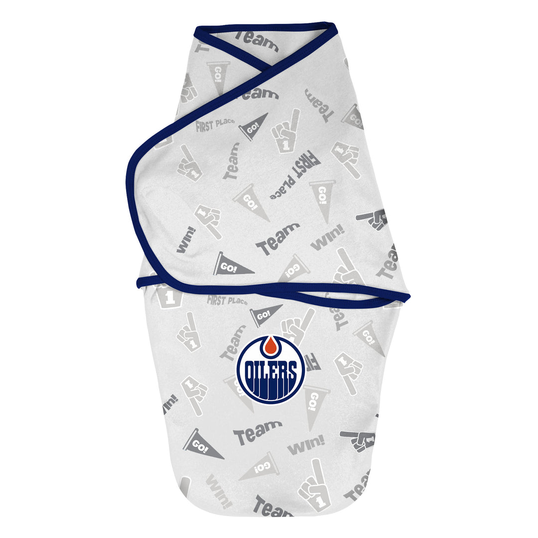 Edmonton Oilers Infant Outerstuff Cocoon 2 Piece Wrap Swaddle