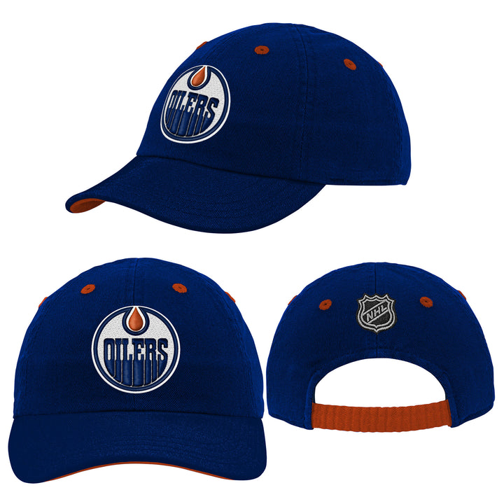 Edmonton Oilers Infant Outerstuff Royal Slouch Hat