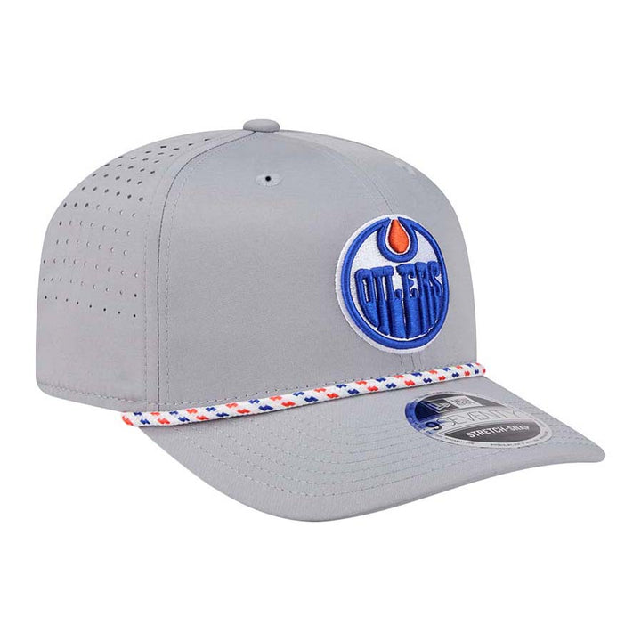 Edmonton Oilers Kids New Era Color Pack Grey Casual Classic Adjustable Hat