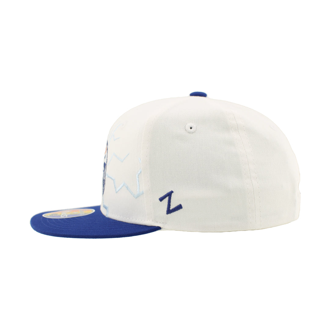 Edmonton Oilers Kids Zephyr Emerge White Snapback Hat