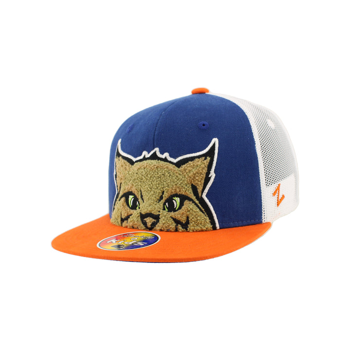 Edmonton Oilers Kids Zephyr Royal Hunter Glimpse Snapback Hat