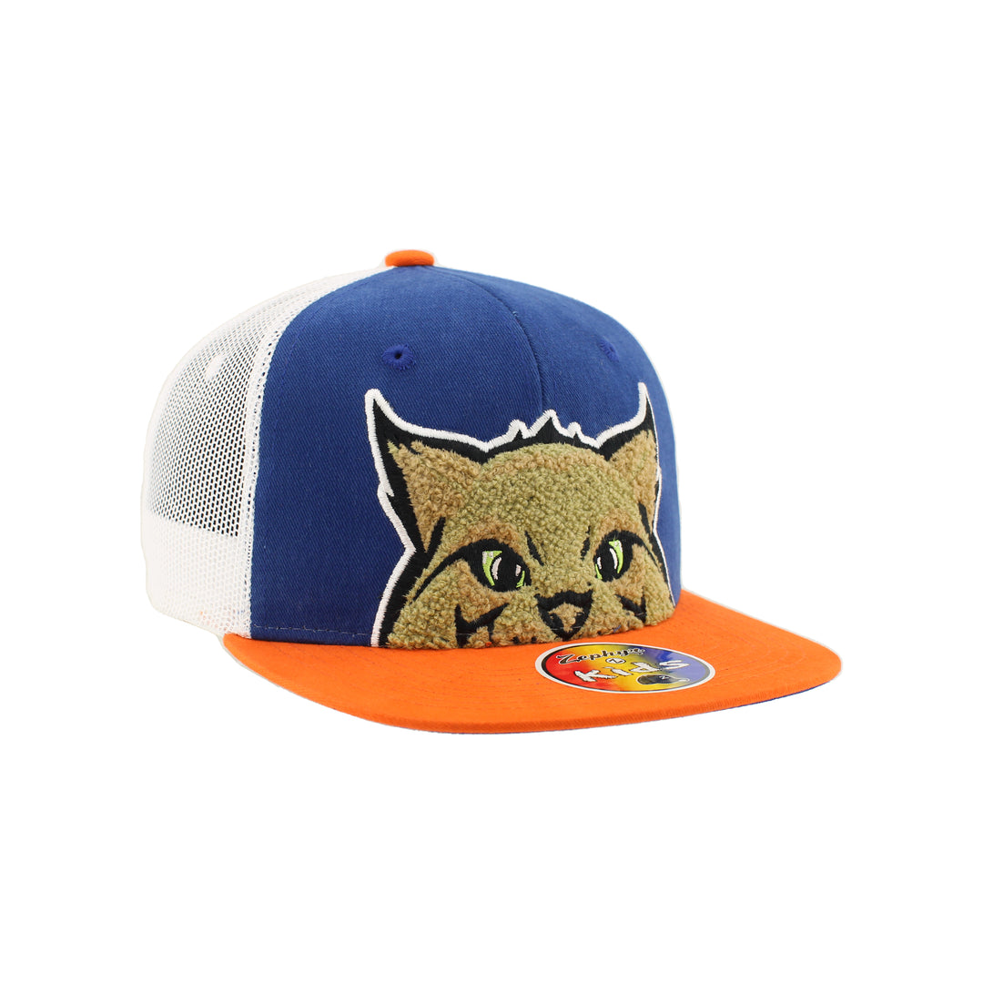 Edmonton Oilers Kids Zephyr Royal Hunter Glimpse Snapback Hat