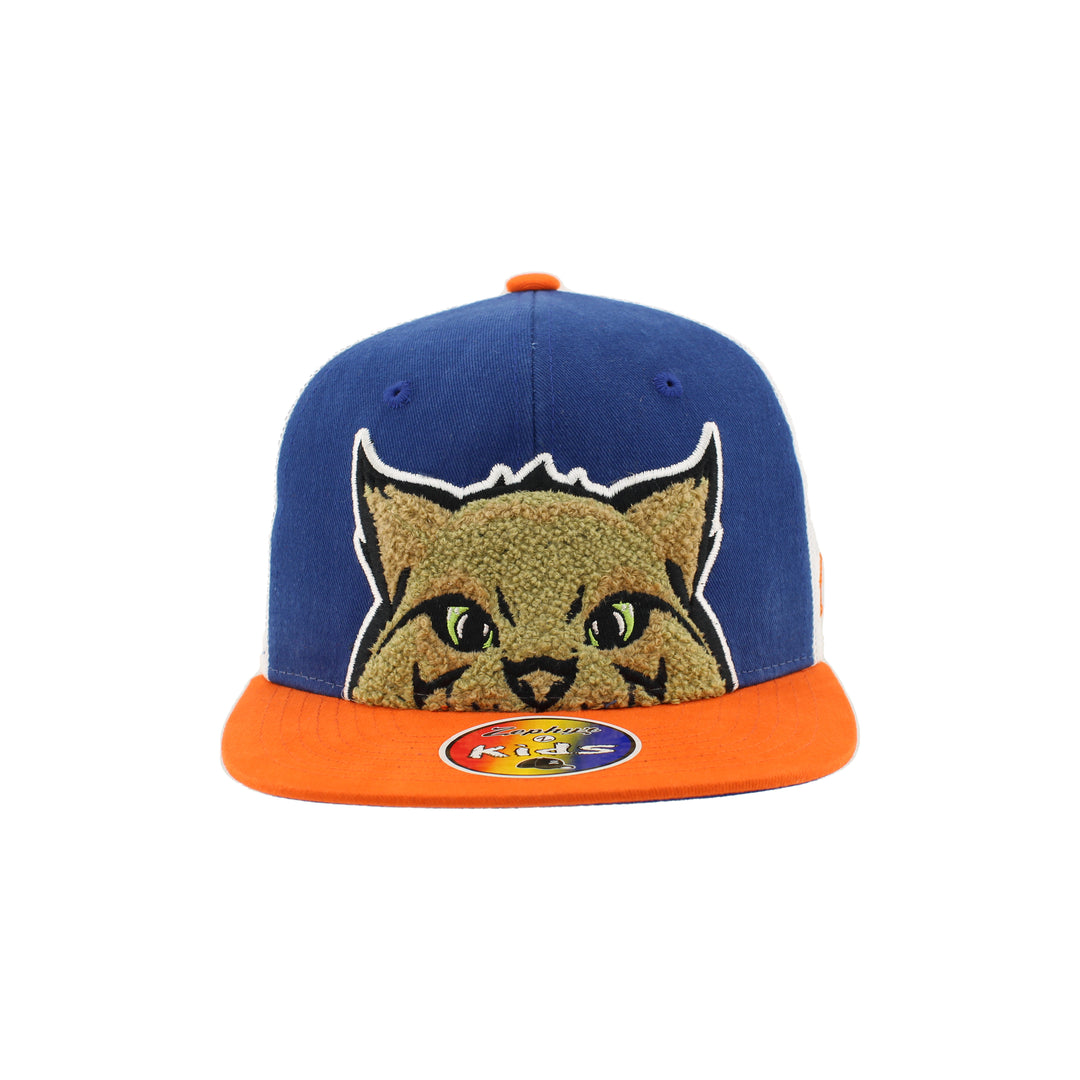 Edmonton Oilers Kids Zephyr Royal Hunter Glimpse Snapback Hat