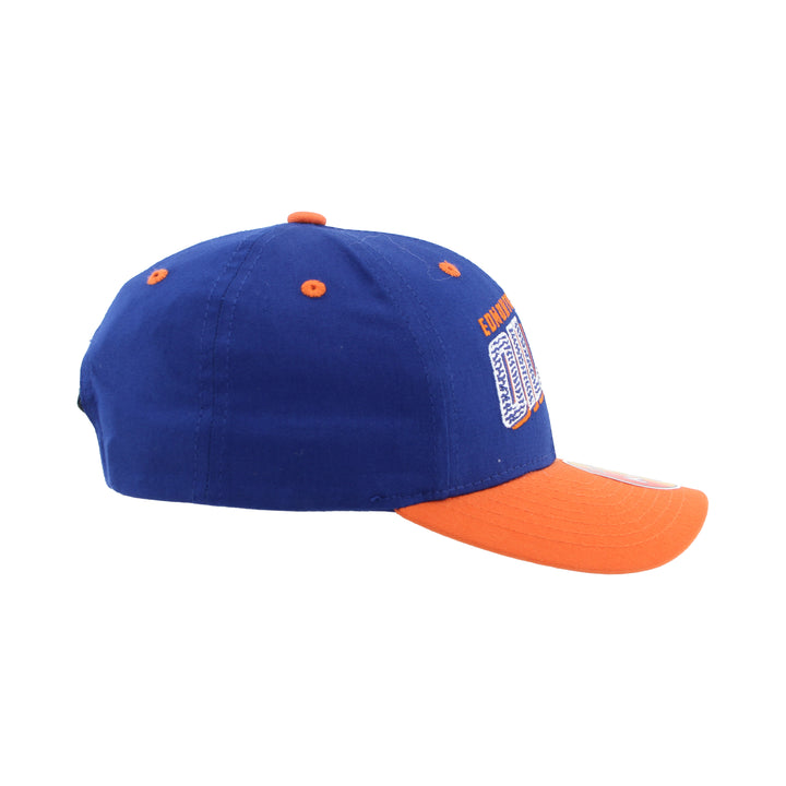 Edmonton Oilers Kids Zephyr Royal Shimmy Snapback Hat
