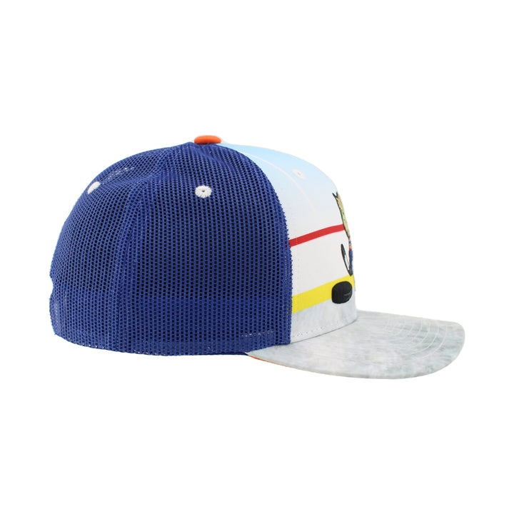 Edmonton Oilers Kids Zephyr Royal & White Snapshot Snapback Hat