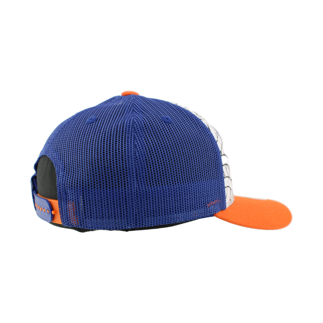 Edmonton Oilers Kids Zephyr White Tangled Snapback Hat